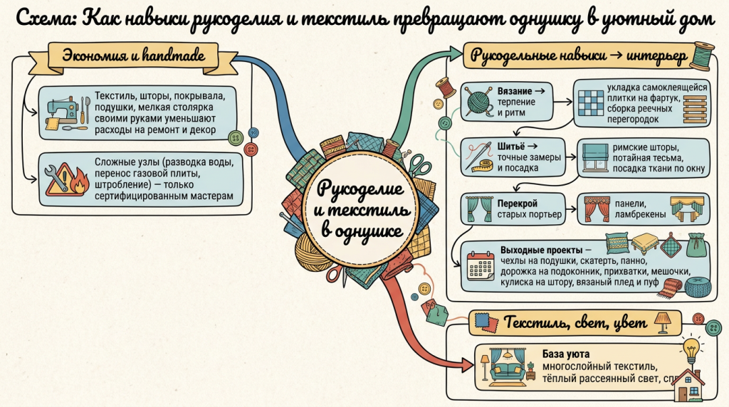 Превращение однушки в уютный дом